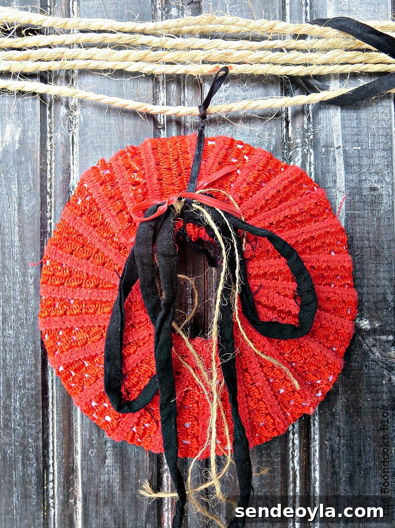 DIY Christmas Card and Ornament Display Ideas 5 A red ornament, A Display for Christmas Cards and Ornaments