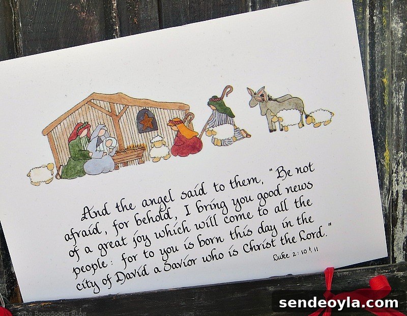 DIY Christmas Card and Ornament Display Ideas 8 A Christmas card tucked in, A Display for Christmas Cards and Ornaments