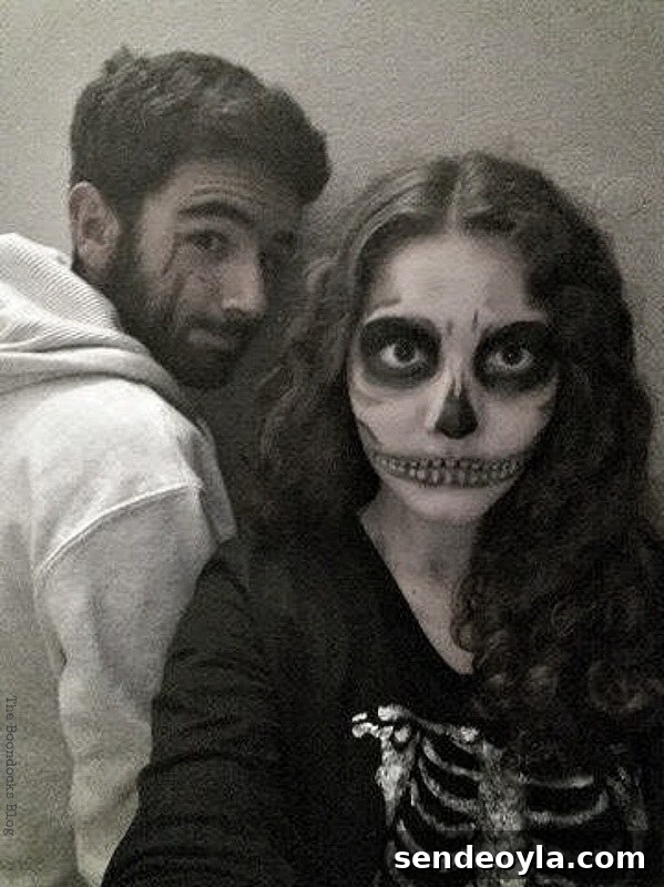 Scary guests, Paranoid Man goes to the Halloween Party