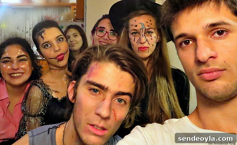 the gang, Paranoid Man goes to the Halloween Party