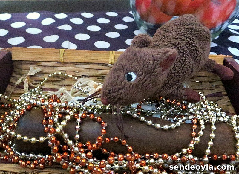 A mouse, Paranoid Man goes to the Halloween Party