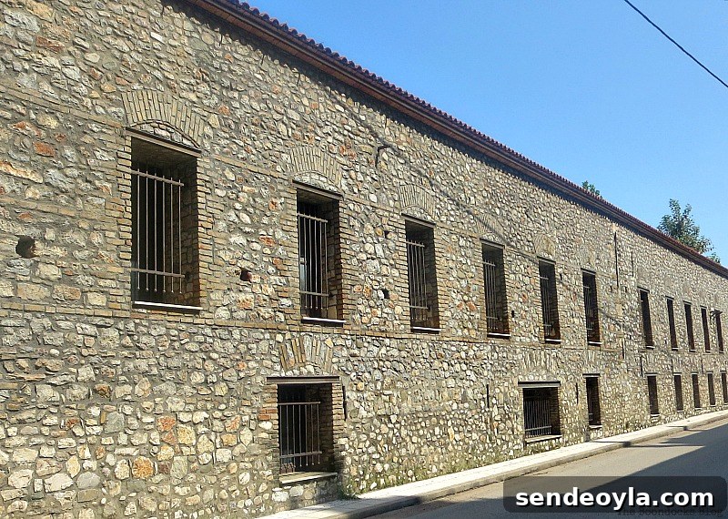 Repaired factory buildings, Old Stone Buildings on the Waterfront www.theboondocksblog.com