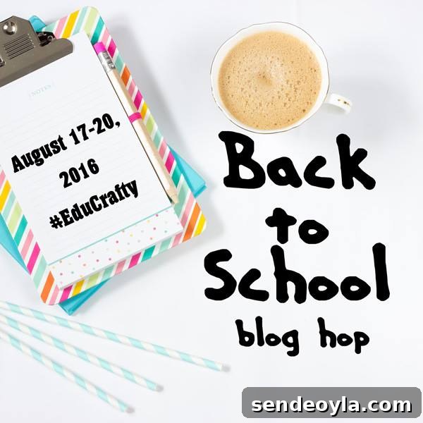 DIY Hanging Organizer for Back-to-School Supplies 2 Logo Back to School blog Hop www.theboondocksblog.com