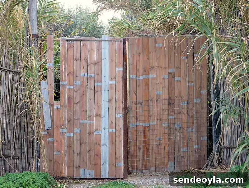 Reconstructed wooden gate, Doors and a Sorta Blogoversary