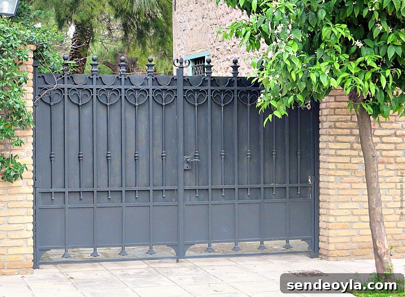 Metal gate, Doors and a Sorta Blogoversary