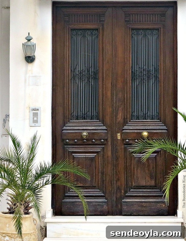 Traditional wooden door, photo essay on Doors and a Sorta Blogoversary