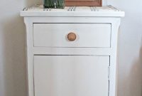 Doily-Top Side Table: Vintage Cottage Accent Table