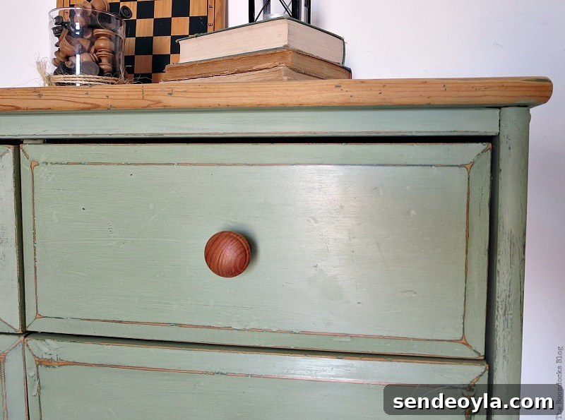 Rescue and Refinish an IKEA Pine Dresser 13 Close up of corner, How to save an Ikea Pine Dresser www.theboondocksblog.com