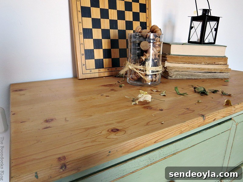 Rescue and Refinish an IKEA Pine Dresser 15 Top of dresser, How to save an Ikea Pine Dresser www.theboondocksblog.com