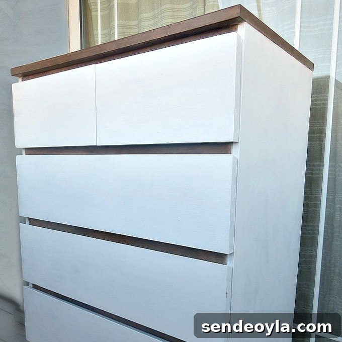 Rescue and Refinish an IKEA Pine Dresser 25 IKEA Malm Dresser Makeover