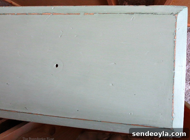 Rescue and Refinish an IKEA Pine Dresser 8 The lighter paint goes on, How to save an Ikea Pine Dresser www.theboondocksblog.com