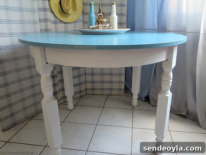 The table after, Greek Beach Table - Int'l Bloggers Club Challenge