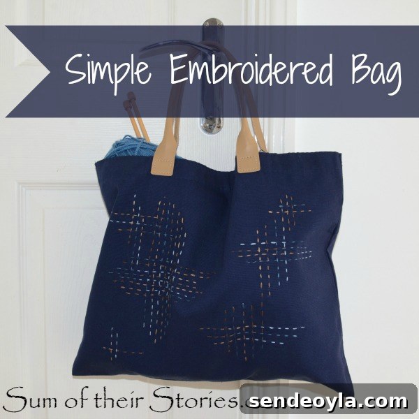 20 Creative DIY Mother's Day Gifts Mom Will Love 19 Simple embroidered tote bag
