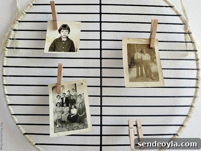 A Photo Display from a Grill