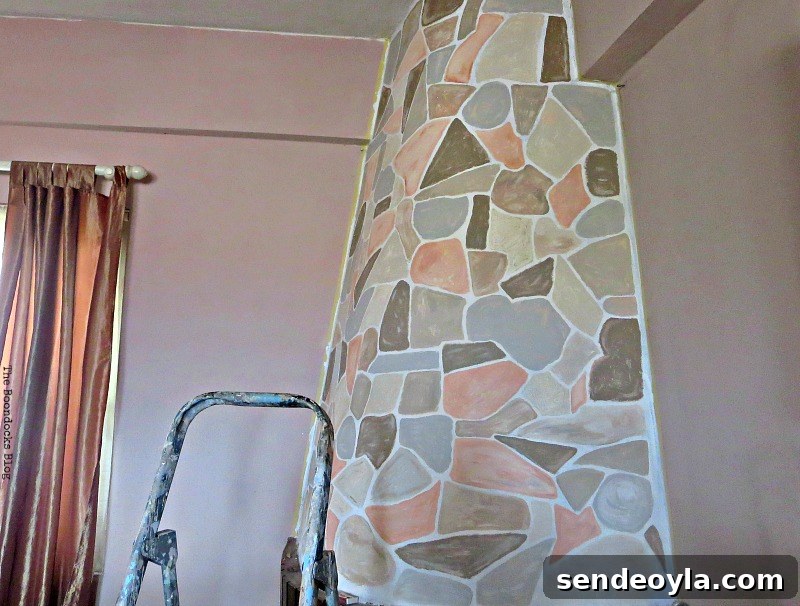 Long-Overdue Fireplace Makeover: Inspiring Before and After 7 The Long Overdue Fireplace makeover www.theboondocksblog.com