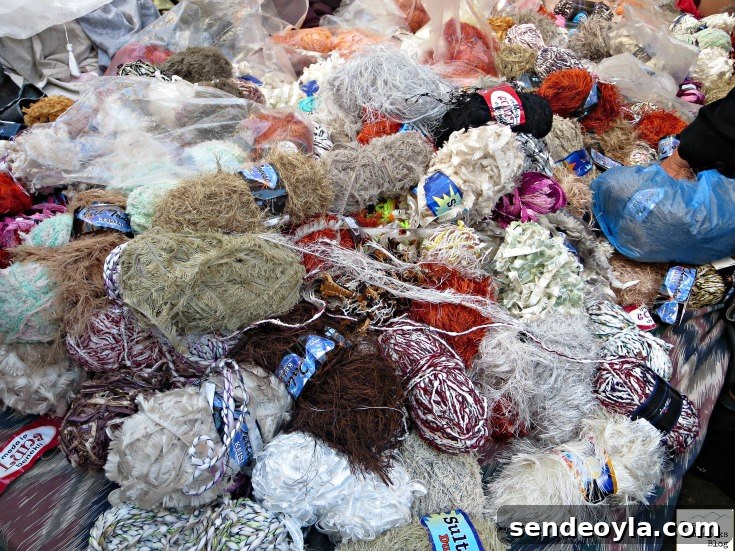 Yarn stall, the People's Market