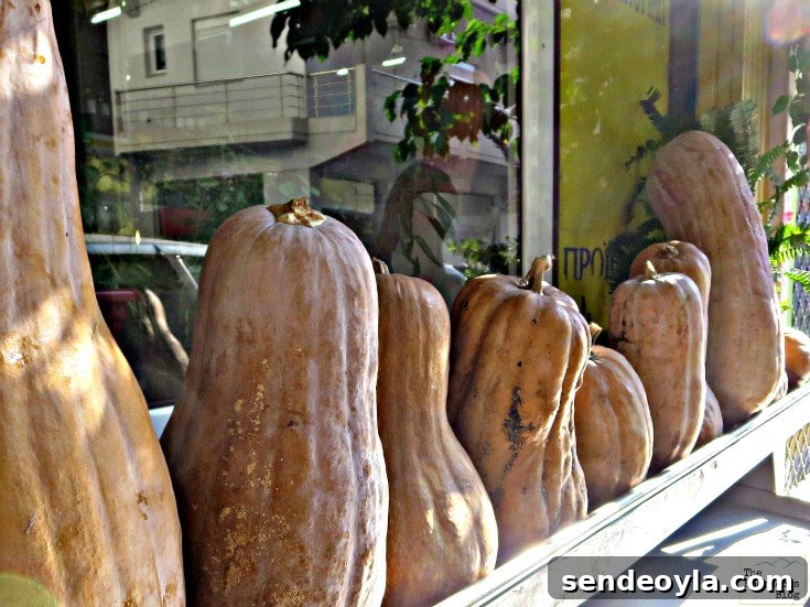 Pumpkins and seasonal produce