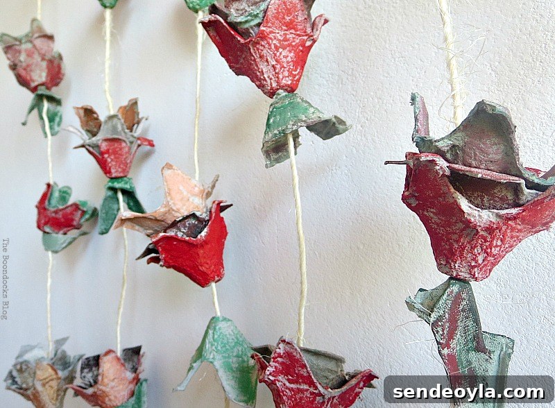 DIY Heart Wreath from Toilet Paper Rolls 14 img 965 14