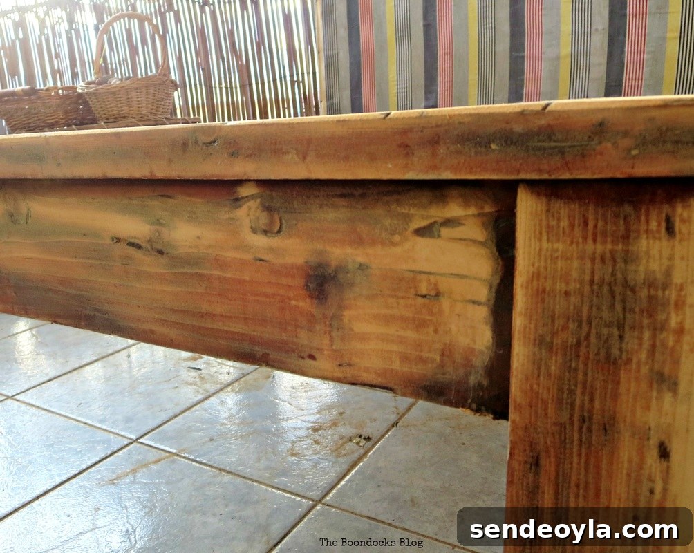 Hand-Painted Tri-Color Refurbished Wood Coffee Table 4 img 970 4