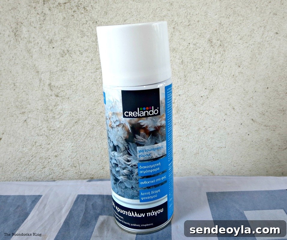 Crystal Ice Spray, The Snow Spray that wasn't - the boondocks blog