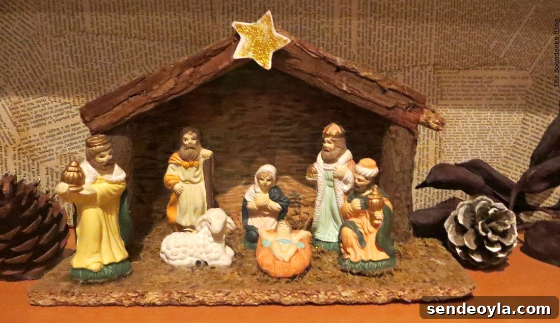 Nativity, Home for Christmas Blog Hop - The Boondocks Blog