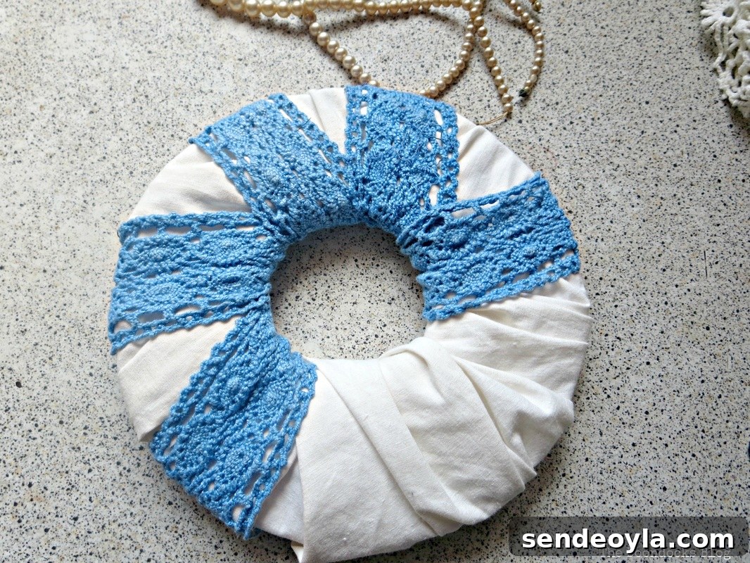 DIY Upcycled Christmas Ornaments from Scrap Ribbon 8 Assorted handmade ornaments