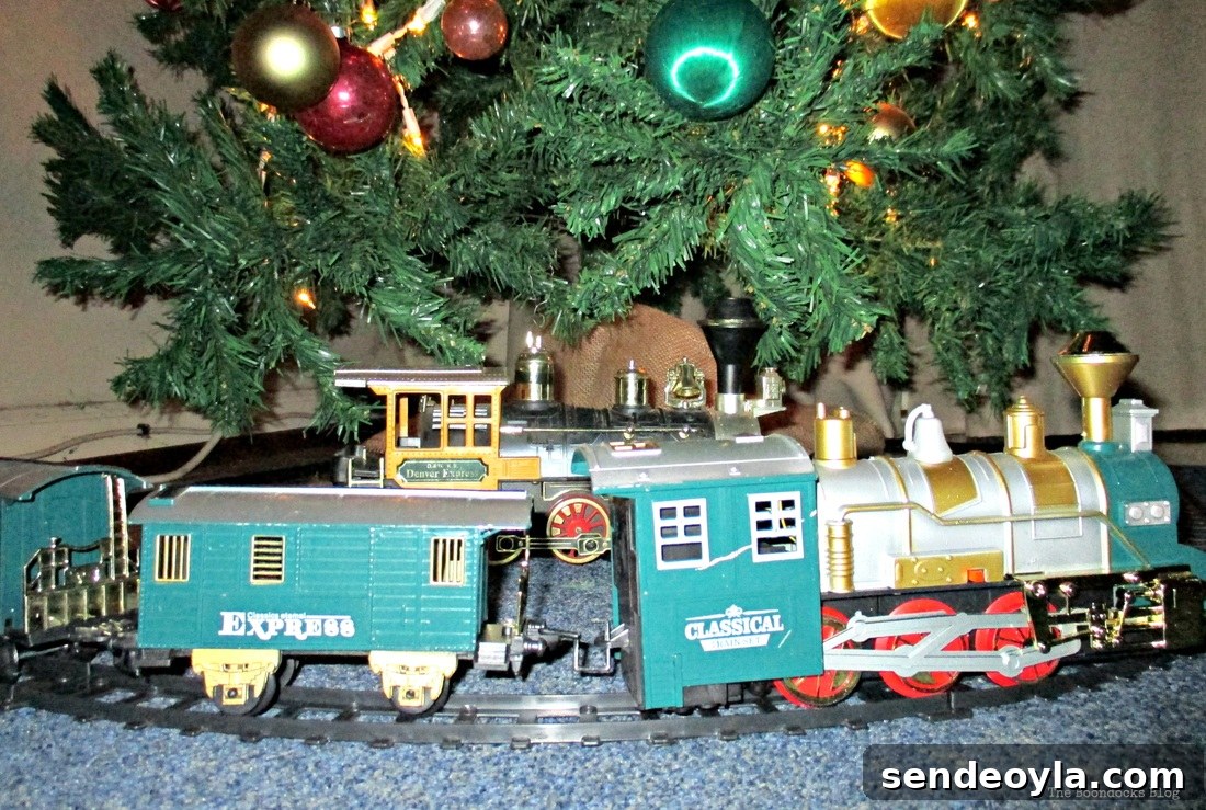 The Birds of Christmas, Train under tree - The Boondocks Blog