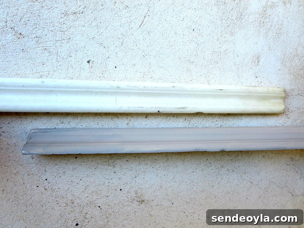 crown molding Seeing black www.theboondocksblog.com