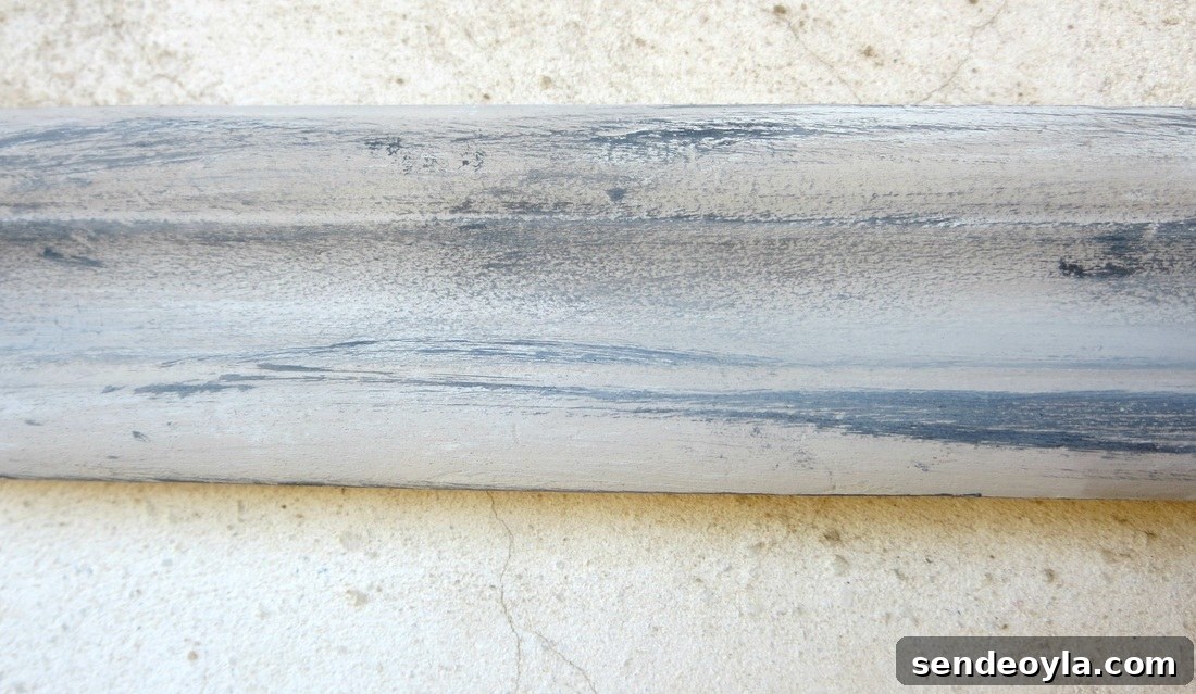 Frame made from crown molding Seeing black www.theboondocksblog.com