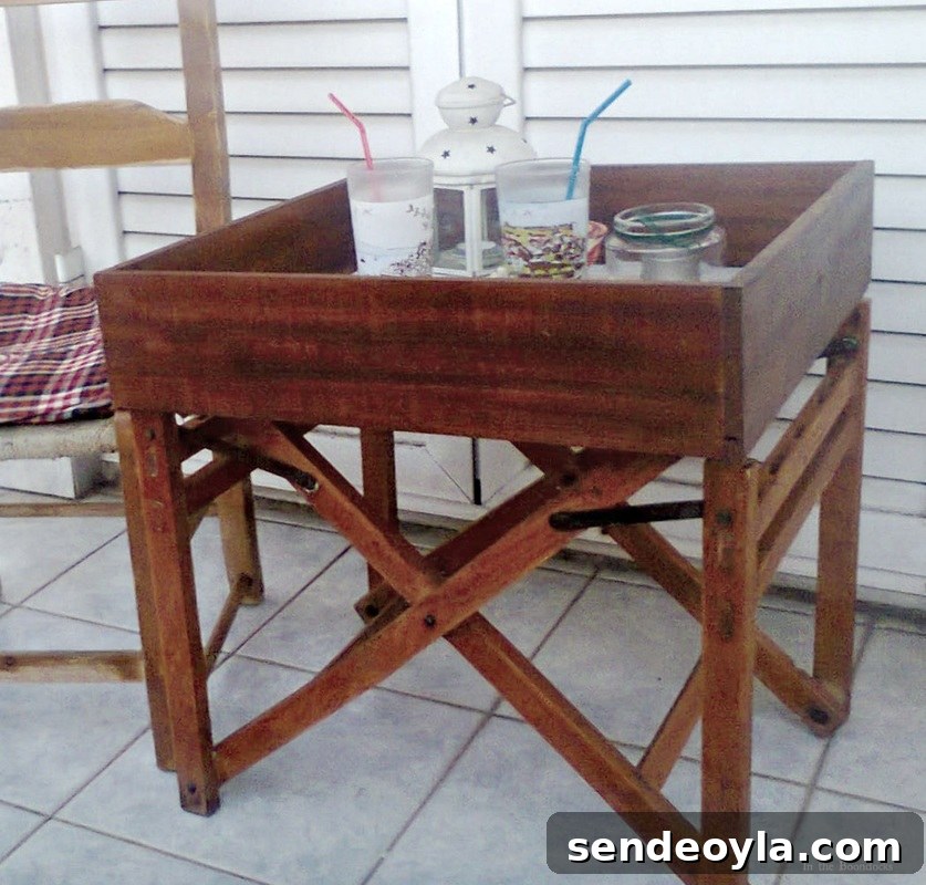 Ready for use, The Backgammon tray, www.theboondocksblog.com