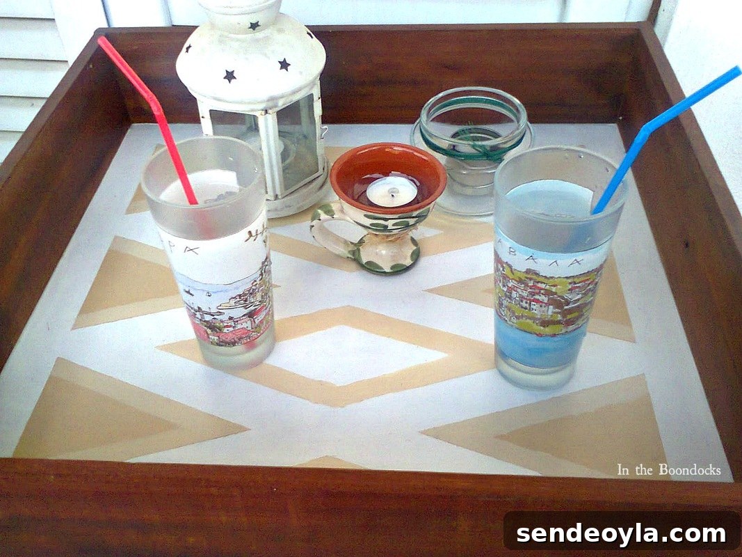 A Drawer repurposed into a backgammon tray, The Backgammon tray, www.theboondocksblog.com
